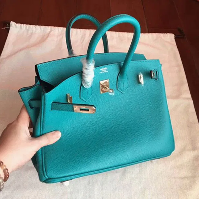 Blue Paon Hermes Birkin 25cm High-End — image 3