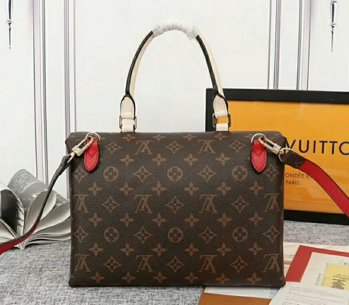 Louis Vuitton Monogram Canvas Marignan Bag In Coquelicot Red — image 4