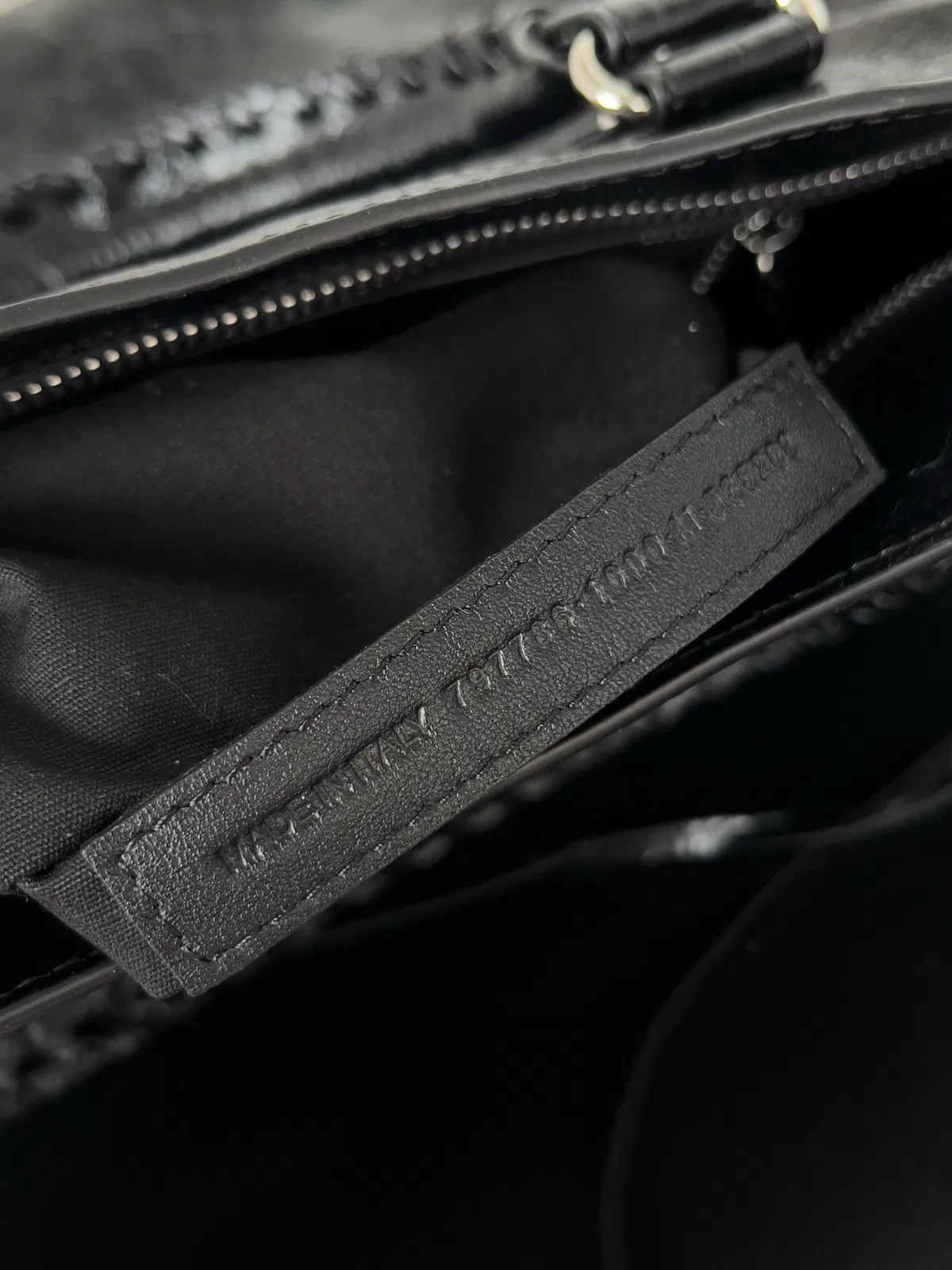 Knockoff Balenciaga Le City Medium Bag Black Arena Lambskin — image 2
