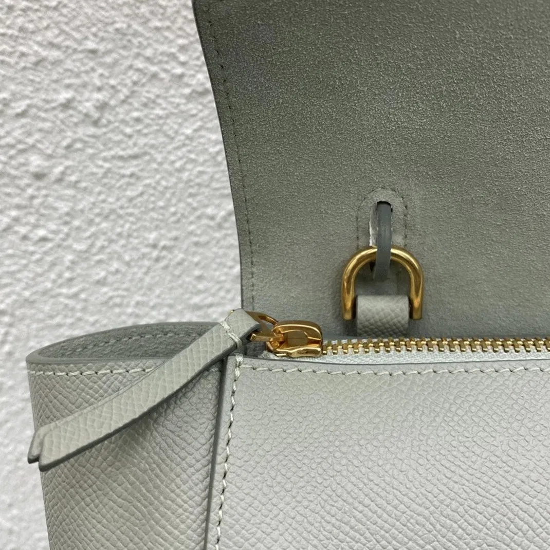 Celine Belt Nano Bag Imitation in Vert D eau — image 7