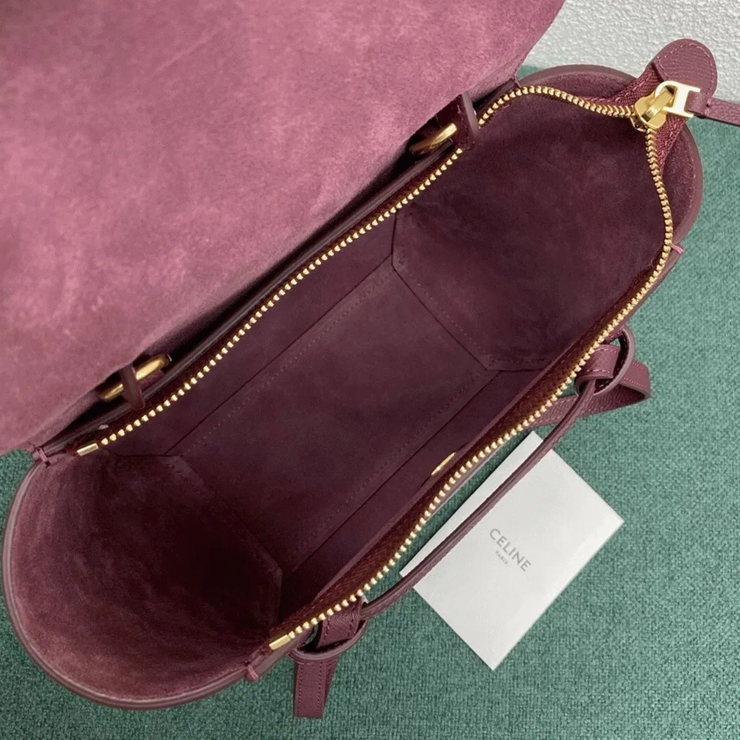 Celine Belt Nano Bag in Bordeaux — image 2