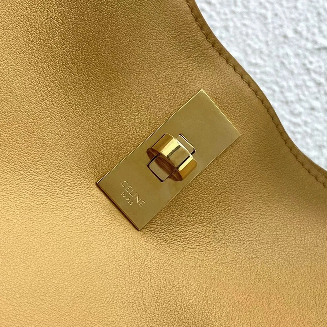 Top Quality Knockoff Celine Bucket 16 Bag In Yellow Soft Bare Calfskin — image 12