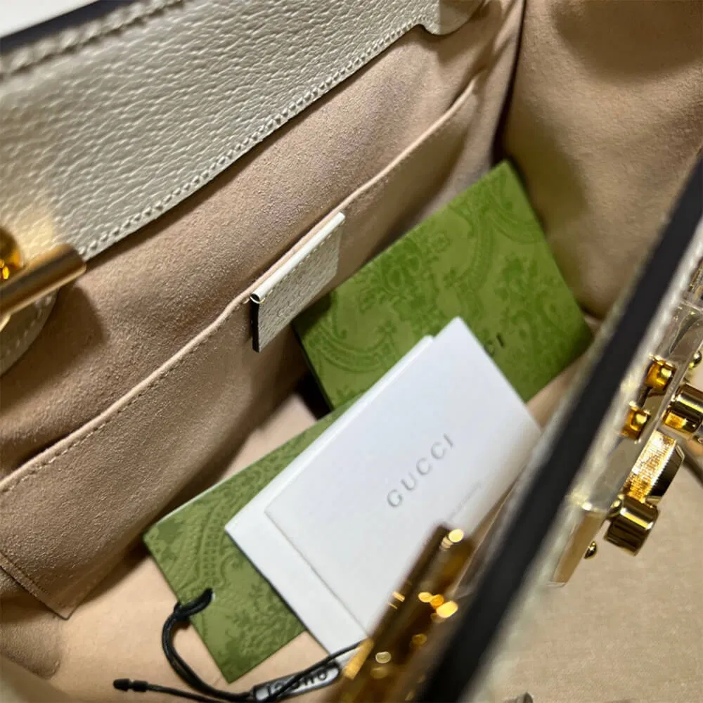 GG Padlock small berry tote bag — image 7