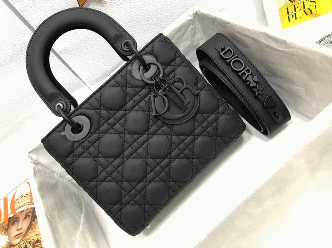 Dior Small Lady Dior My ABCDior Bag in Black — image 3