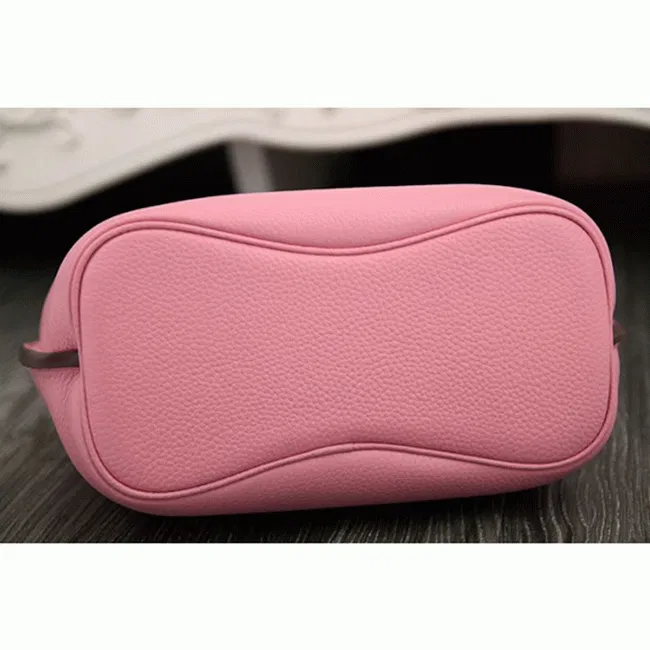 Pink Leather Hermes So Kelly 22cm Feminine Shoulder Bag — image 7