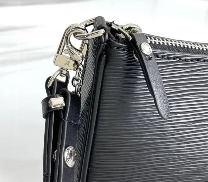 Louis Vuitton Epi Leather Easy Pouch On Strap In Black — image 8