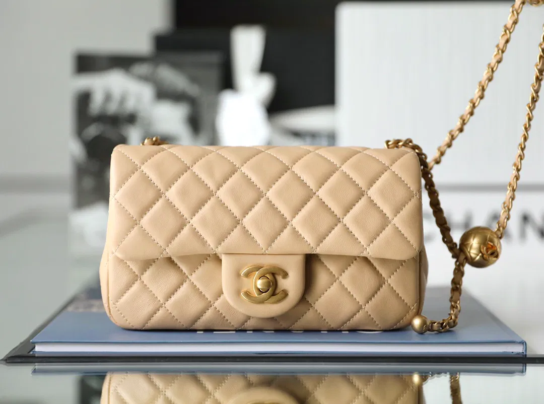 Chanel classic flap mini with golden ball — image 2