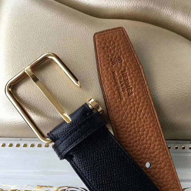 Top-rated Hermes Lennox belt in black — image 4
