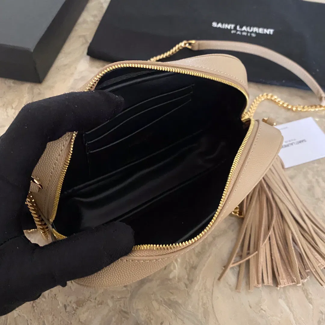 YSL Mini Lou Quilted Leather Camera Bag — image 8