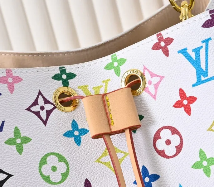 LV X TM Multicolored NeoNoe MM In White — image 6