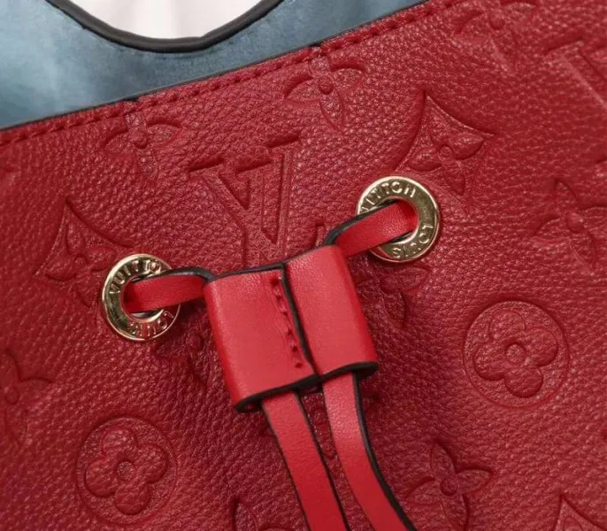 Louis Vuitton Monogram Empreinte NeoNoe MM Bag In Red — image 7