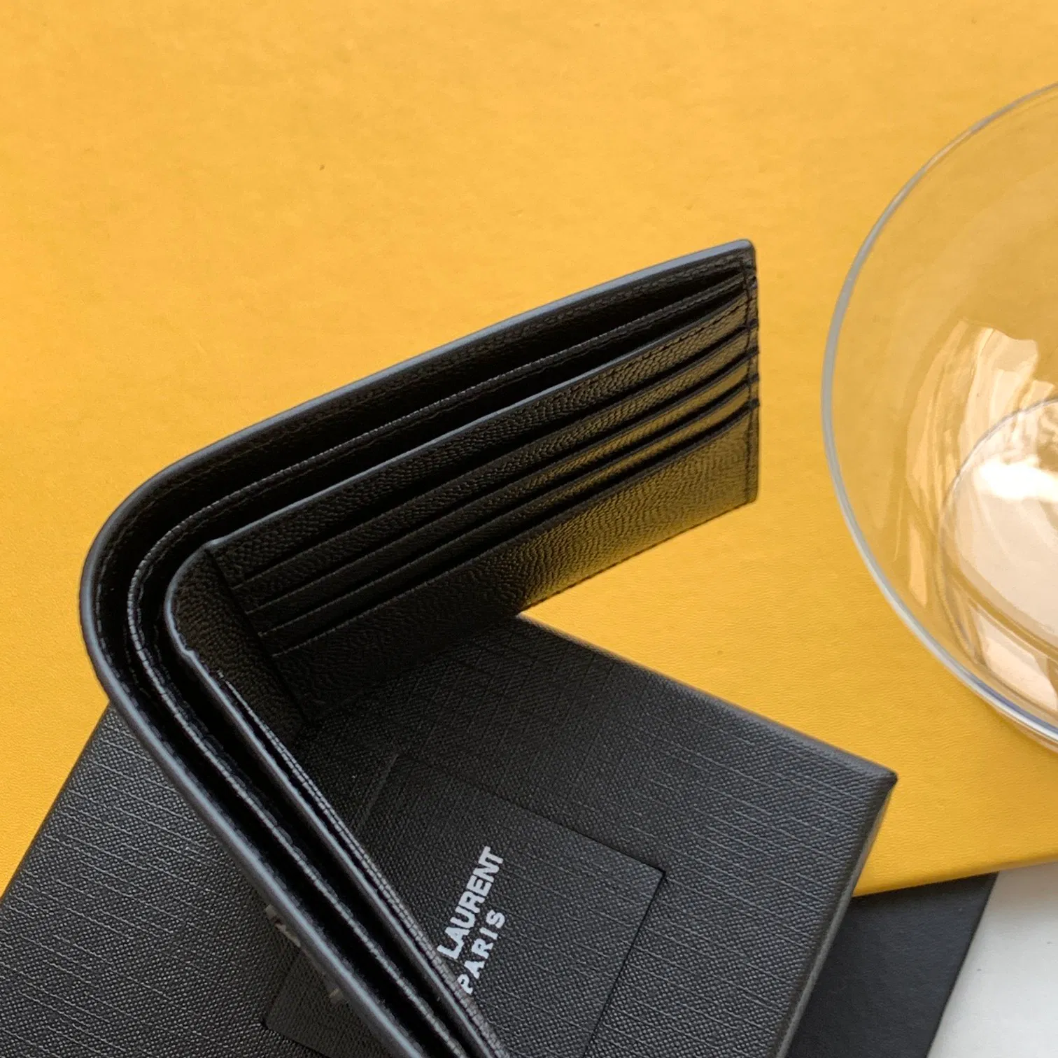 CASSANDRE EAST/WEST WALLET IN GRAIN DE POUDRE EMBOSSED LEATHER — image 5