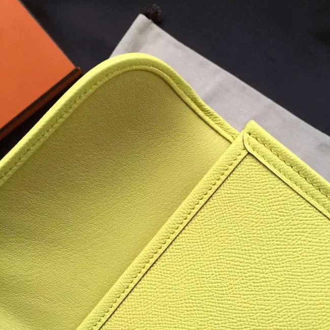 Soufre knockoff Hermes Jige Elan clutch bag — image 6