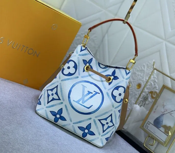 Louis Vuitton LV By The Pool Monogram Tiles Canvas NeoNoe BB Bag In Lagoon Blue — image 3