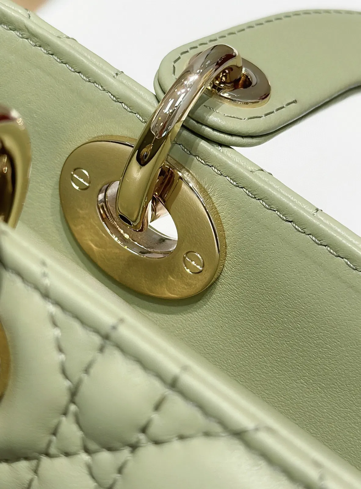 Dior Small Lady Dior My ABCDior Bag Knockoff in Ethereal Green — image 6