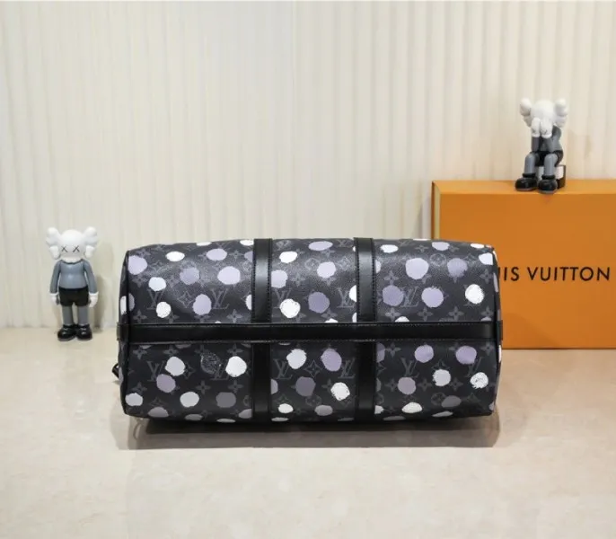 Louis Vuitton X YK Monogram Eclipse Keepall 45 Bandouliere Travel Bag — image 4