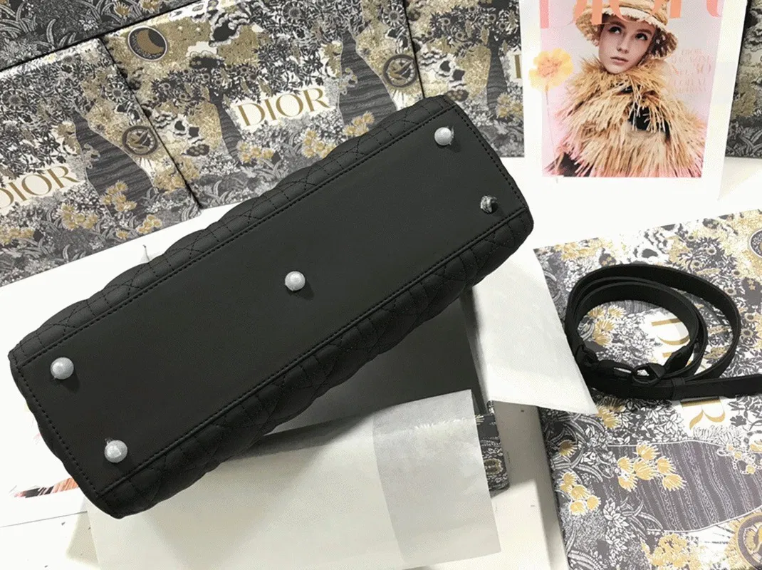Dior Lady Dior Large Bag Knockoff in Black — image 4