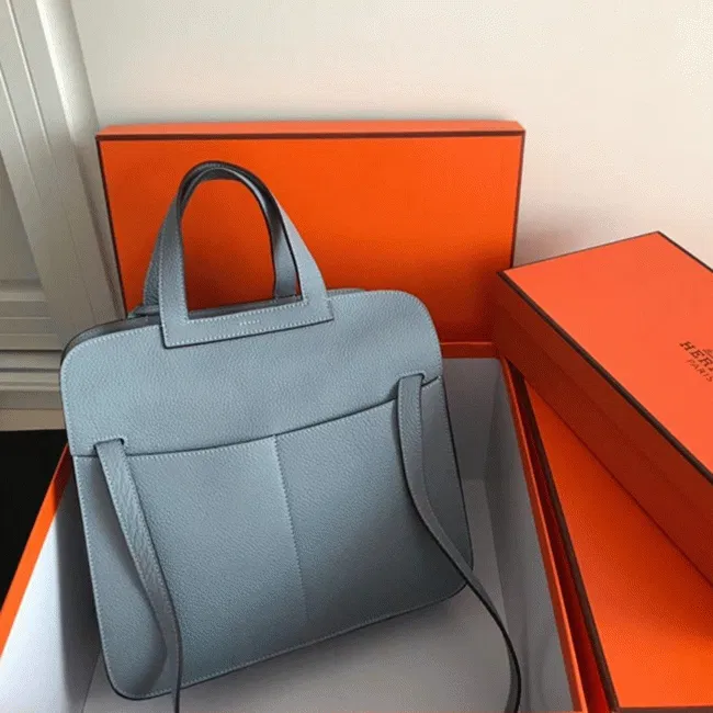 Blue Lin Copy Hermes Halzan Stylish Crossbody Bag — image 8