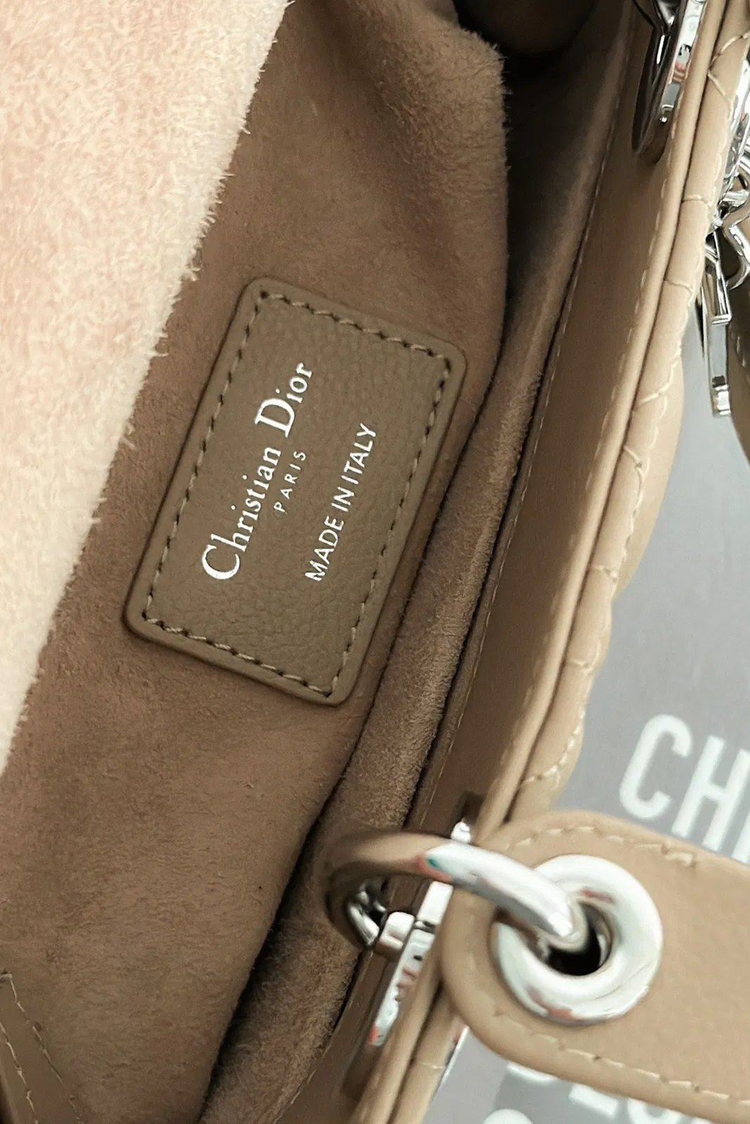 Dior Small Lady Dior My ABCDior Bag in Beige Cannage — image 6