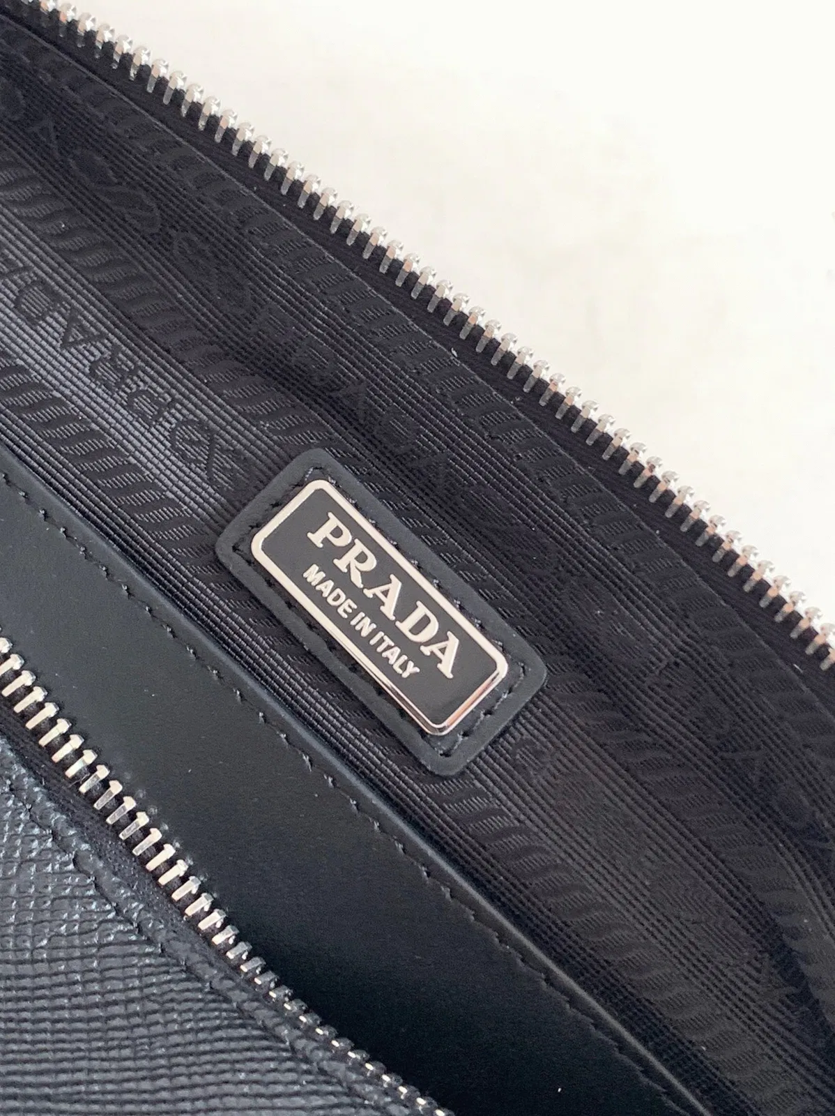 Prada Triangle Shoulder Bag in Black — image 4