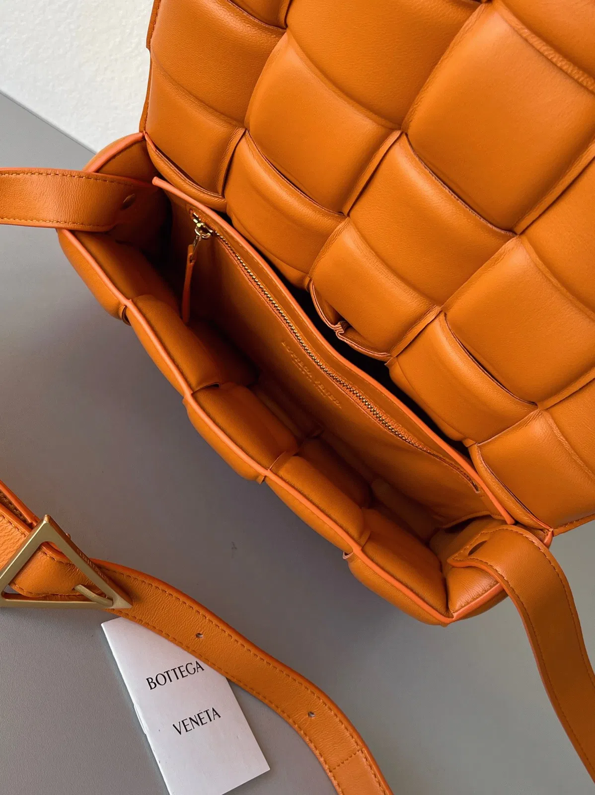 Top Quality Bottega Veneta Padded Cassette Bag In Orange — image 7