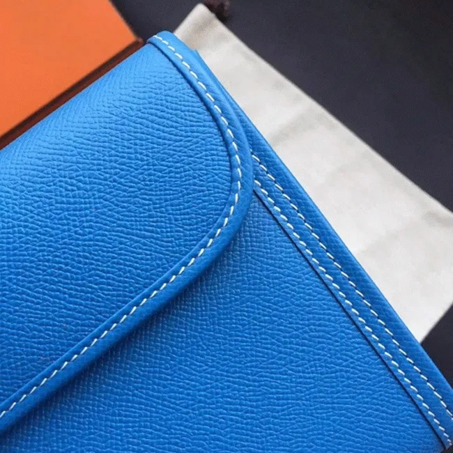 Blue Hermes Jige Elan 29 clutch bag — image 8