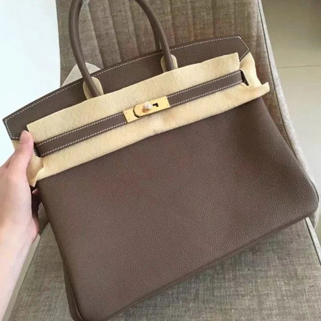 Etoupe Hermes Birkin 30cm Designer-Inspired
