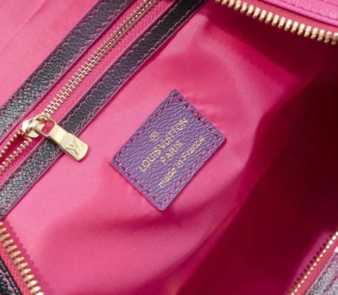 LV Spring 2022 Keepall 45 Travel Bag In Midnight Fuchsia — image 6