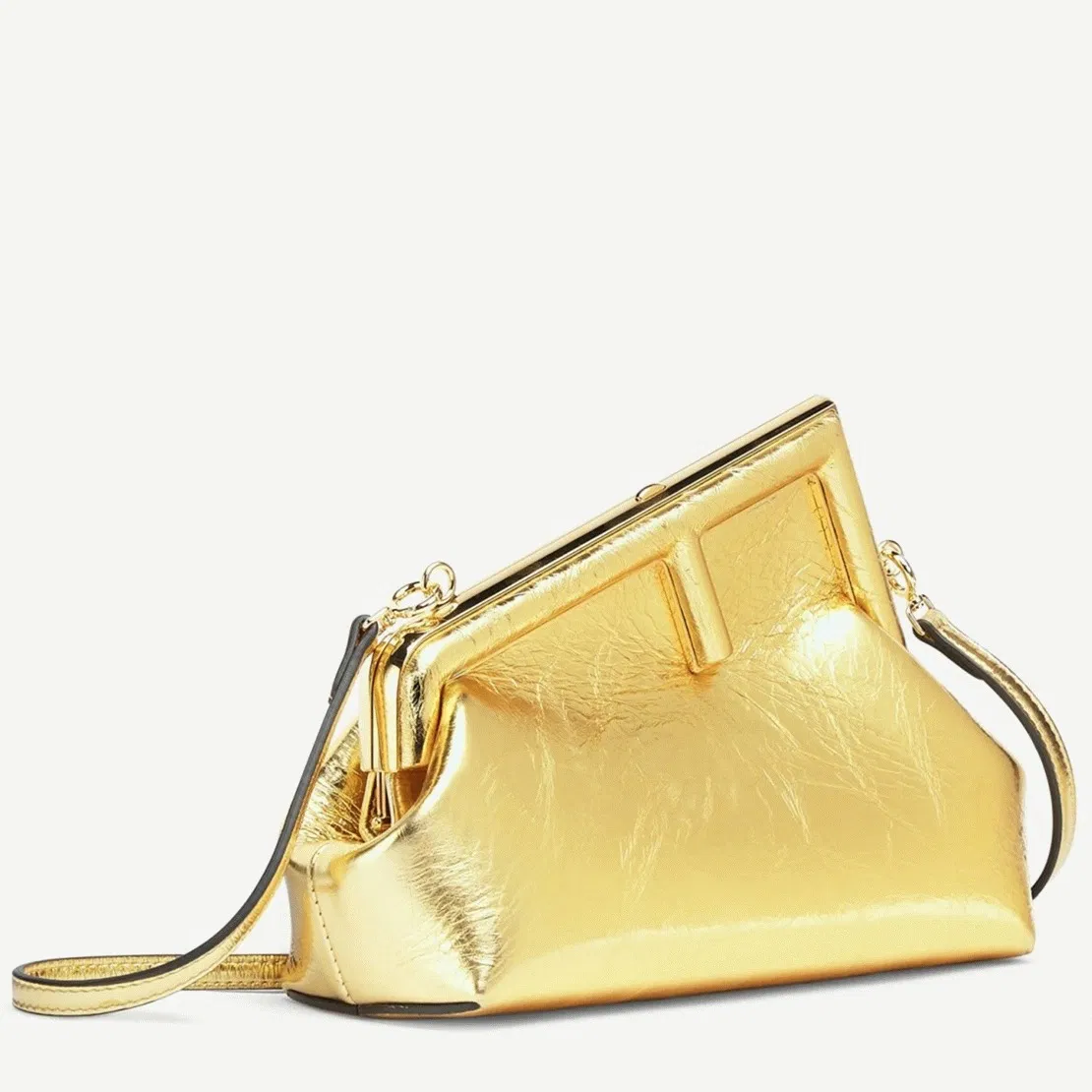 Top Quality Fendi First Small Bag In Gold