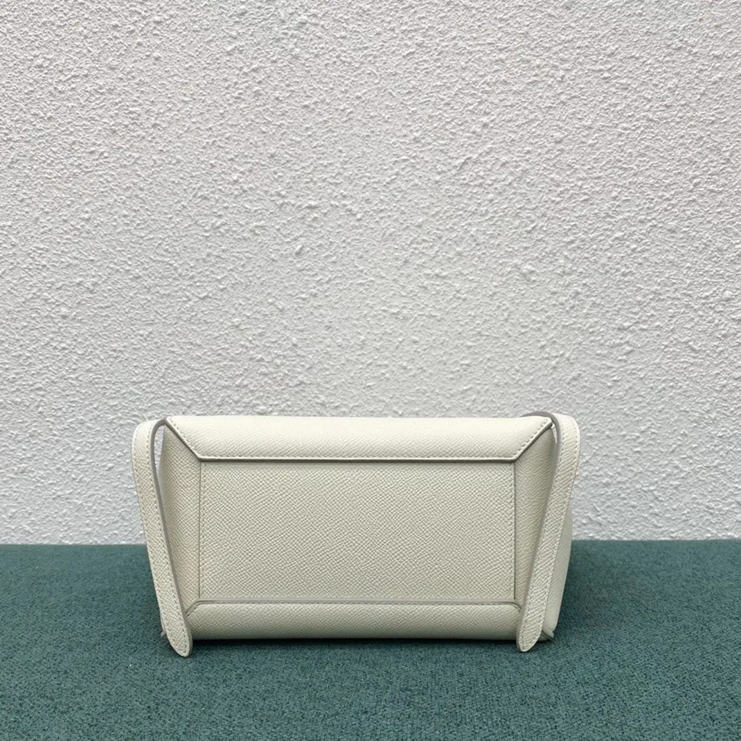 Celine Belt Nano Bag Knockoff in White — image 7