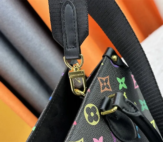 Louis Vuitton X TM Multicolored Onthego PM In Black — image 9