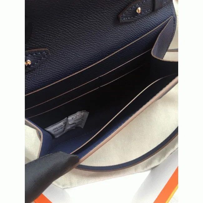 Sapphire Hermes Clic wallet with strap — image 5