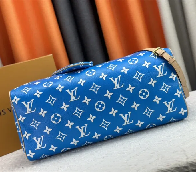 Louis Vuitton Speedy P9 Bandouliere 50 Bag In Blue — image 5