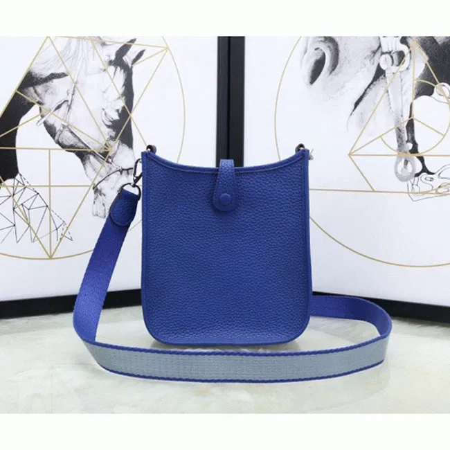 Blue Electric Evelyne II TPM Bag Hermes Small Shoulder Bag — image 2