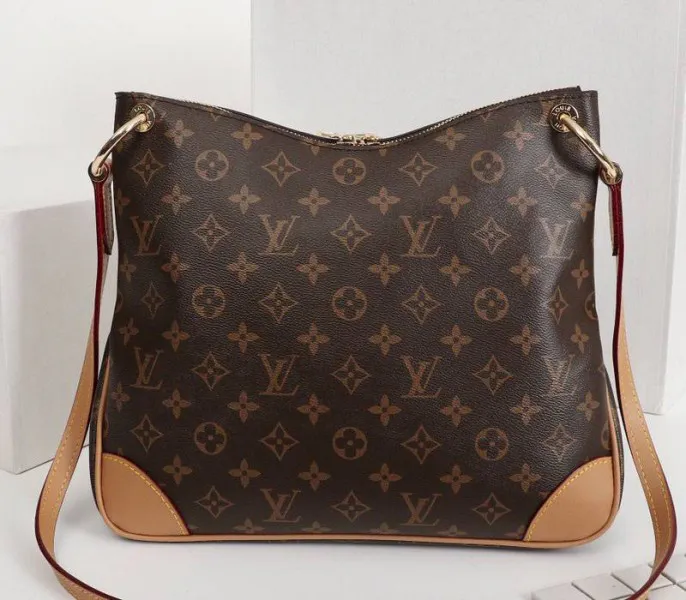 Louis Vuitton Monogram Canvas Odeon MM Bag In Natural — image 5