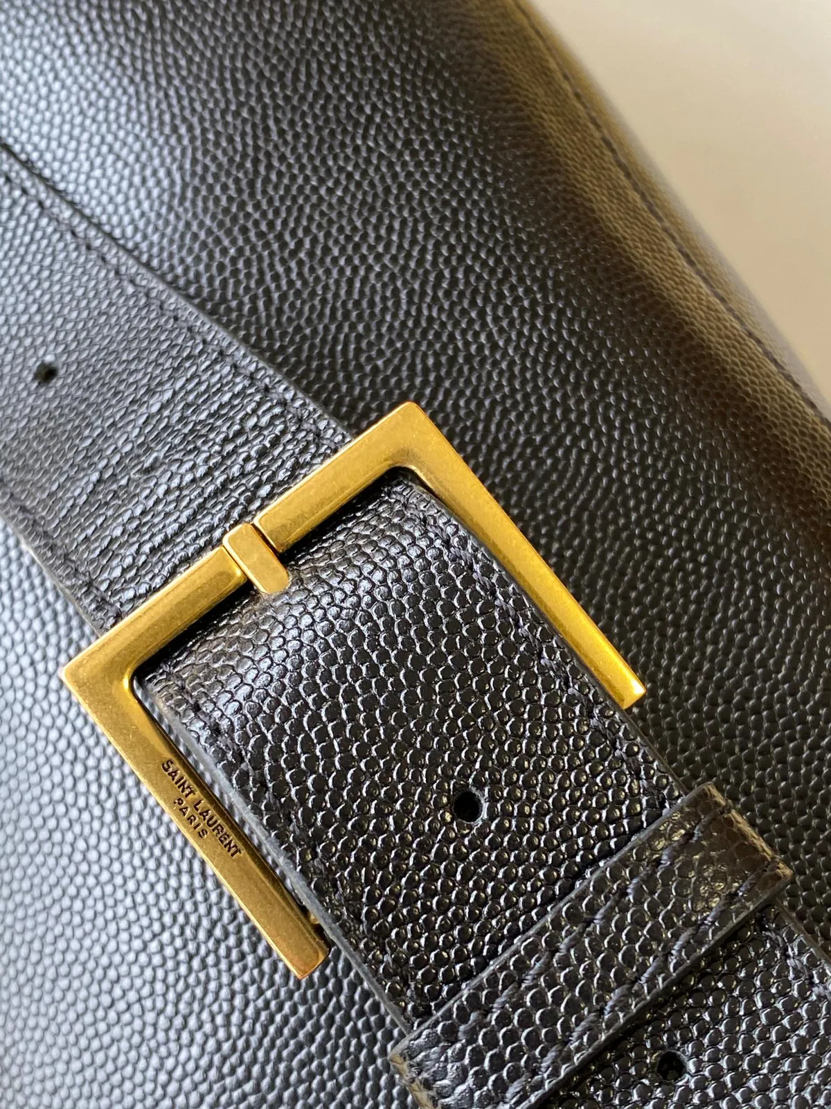 Luxury Handbag 03 Classic Monogram Belt Bag in Grain Embossed Leather — image 6