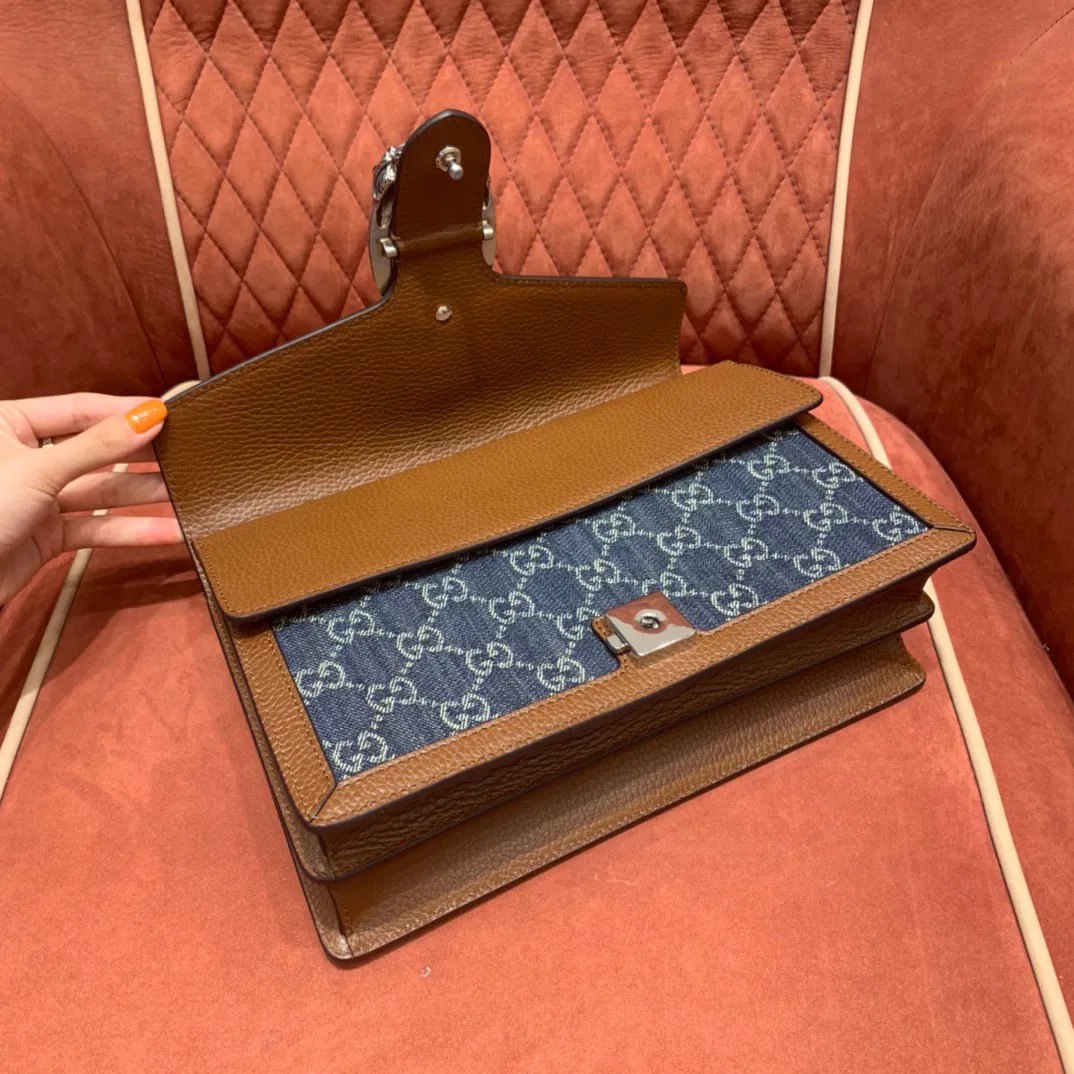 Gucc1 denim shoulder bag — image 8