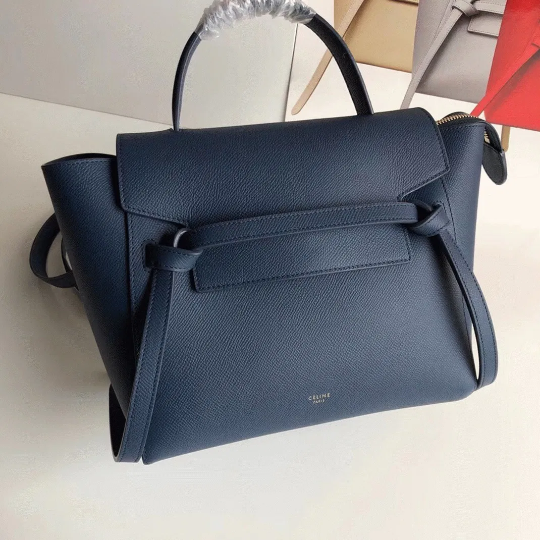 Celine Micro Belt Bag Knockoff in Navy Blue — image 6