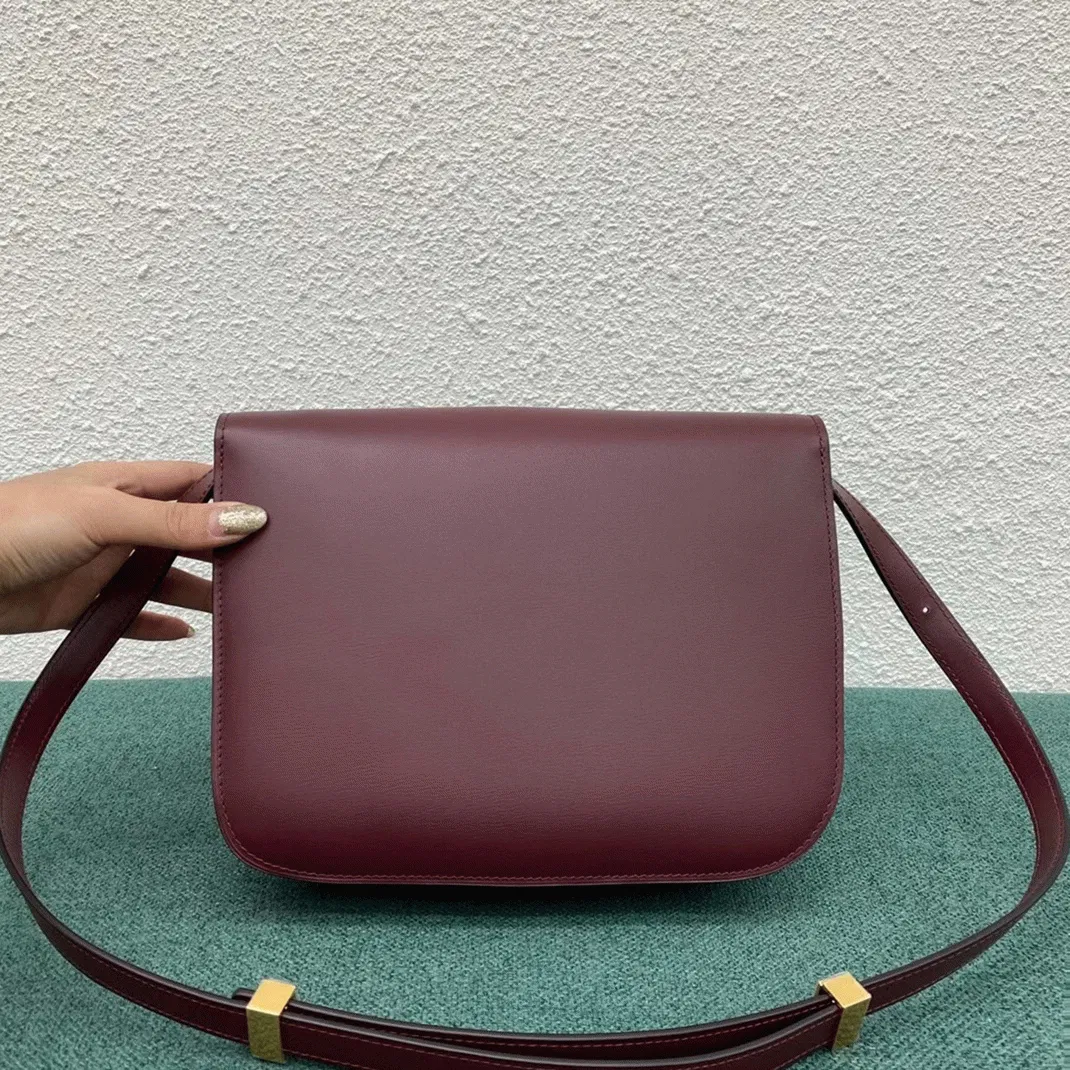 Top Quality Knockoff Celine Classic Box Medium Bag In Bordeaux — image 11