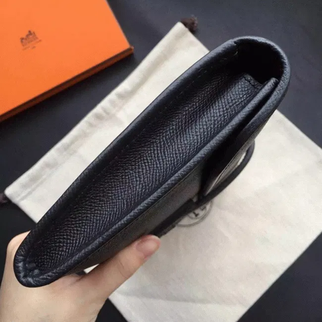 Black Hermes Jige Elan 29 Classic Everyday Clutch — image 4