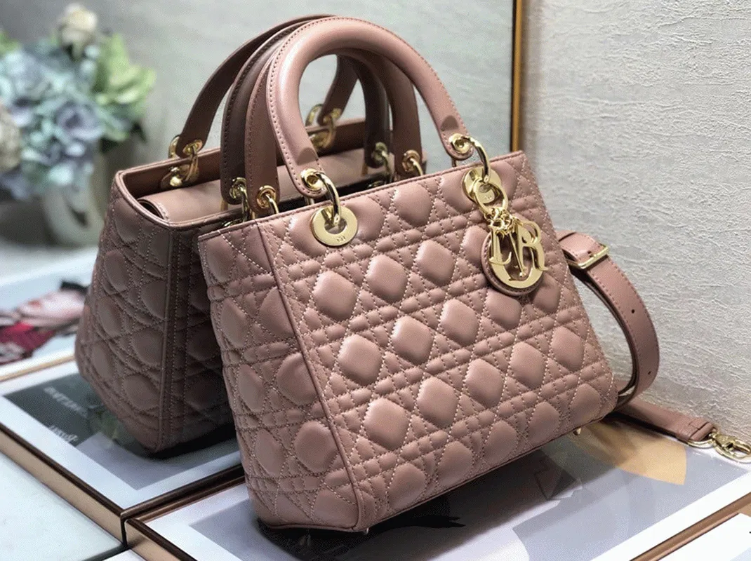 Dior Lady Dior Medium Bag in Blush — image 10