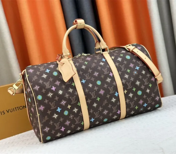 Louis Vuitton Monogram Craggy Keepall Travel 50 Bag In Chocolate — image 2