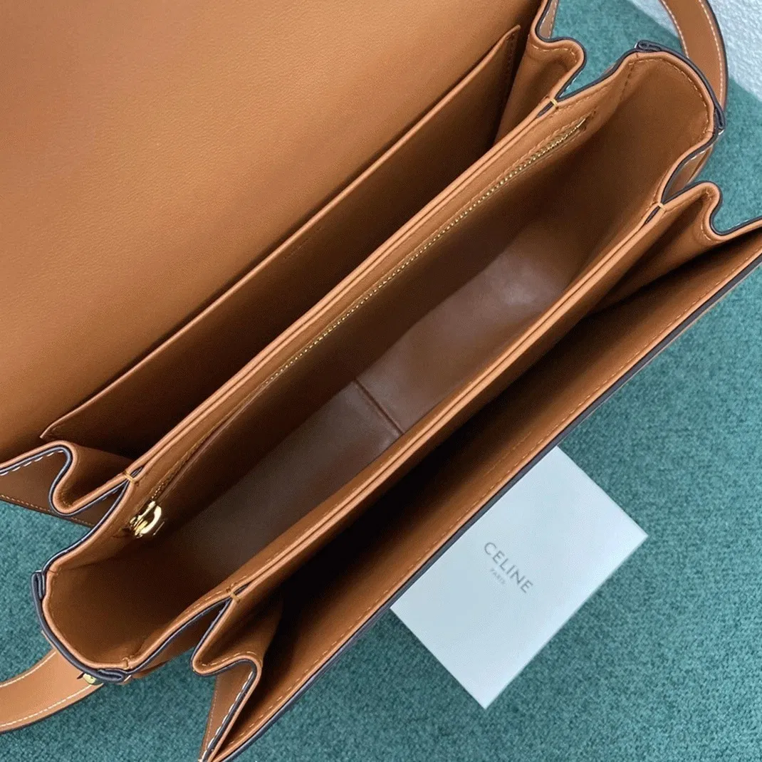 Top Quality Celine Triomphe Medium Bag In Brown — image 7