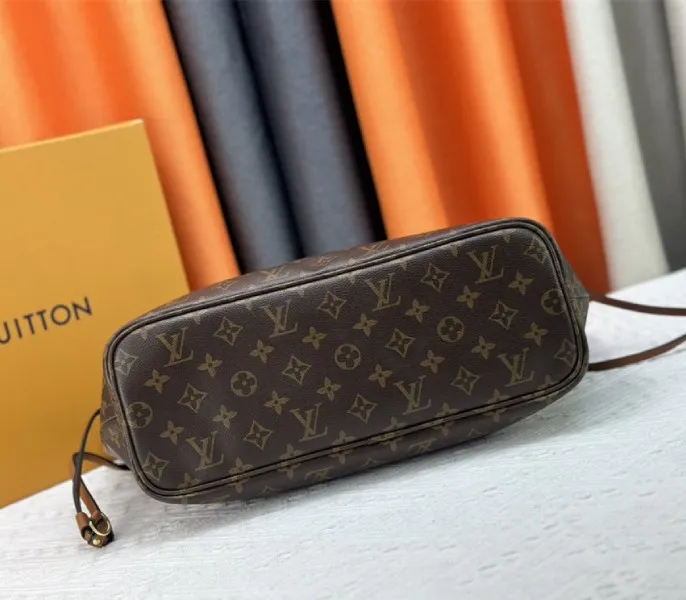 Louis Vuitton Neverfull Bandouliere Inside Out MM Tote In Monogram Canvas And Brown Leather — image 5