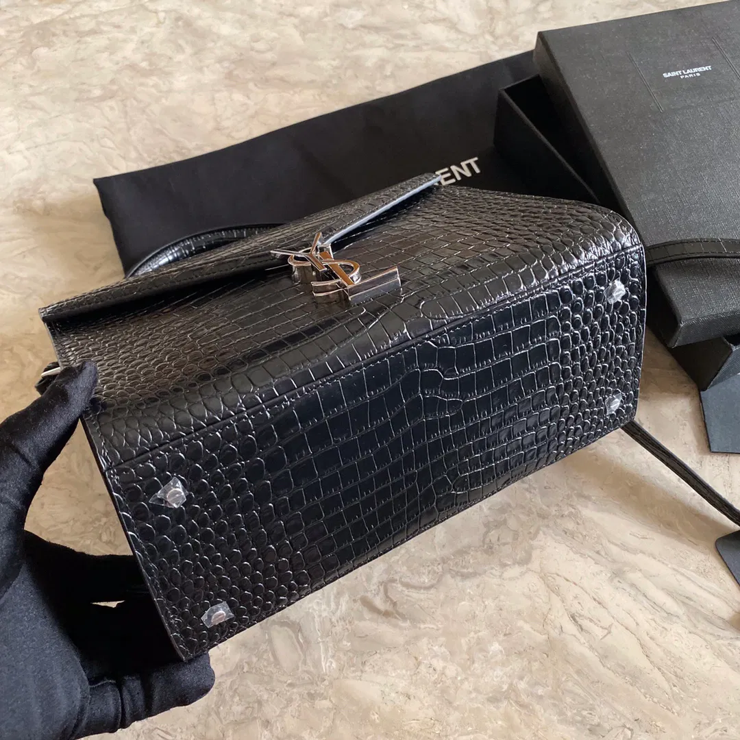 CASSANDRA MONOGRAM CLASP BAG IN MATTE PYTHON — image 2