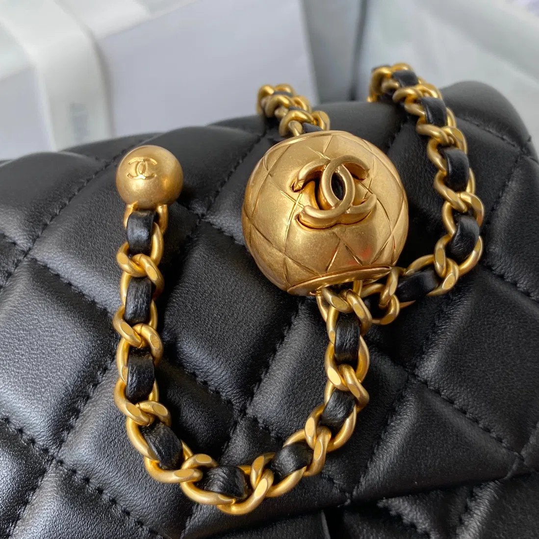 Chanel CF square with golden ball — image 7