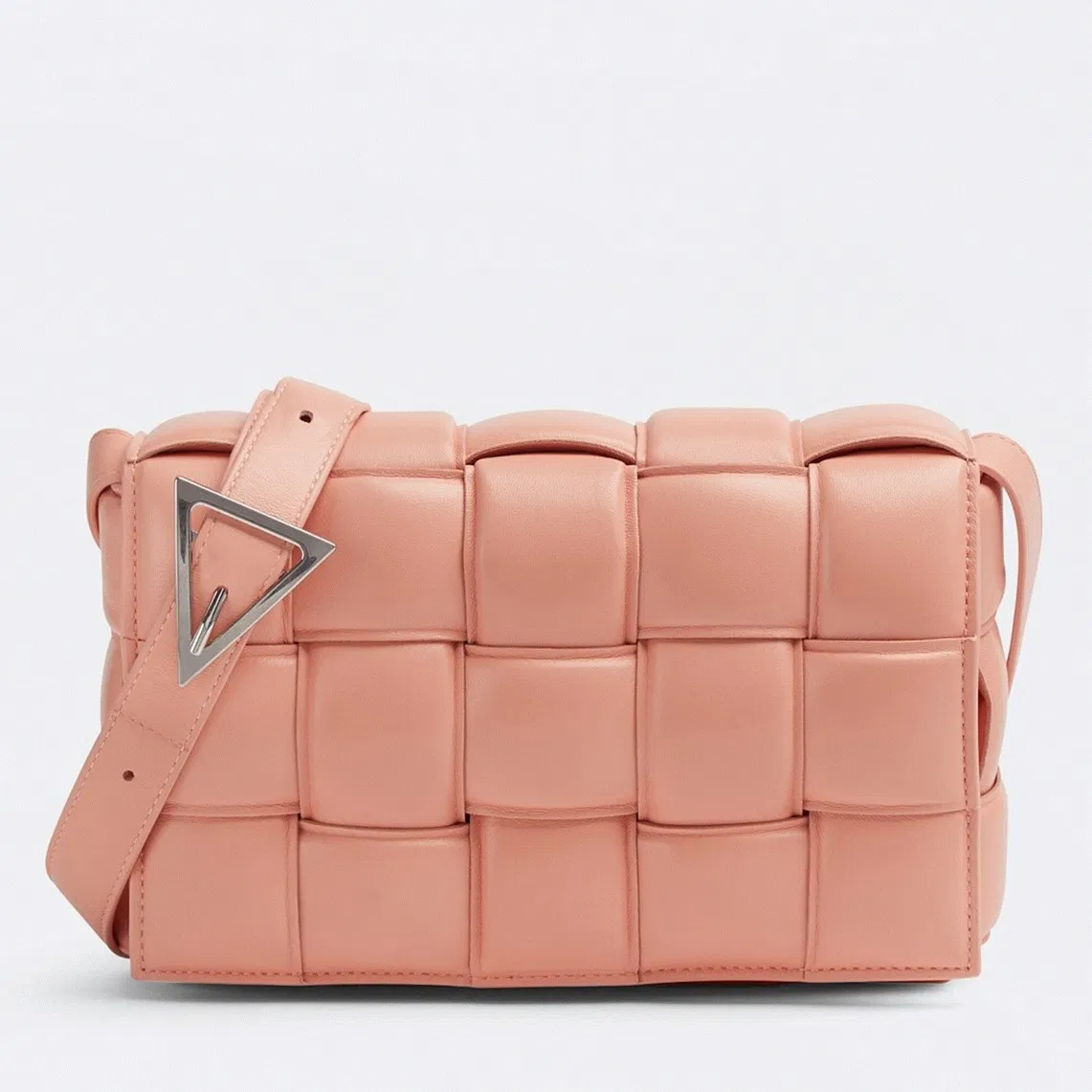 Top Quality Bottega Veneta Padded Cassette Bag In Peachy
