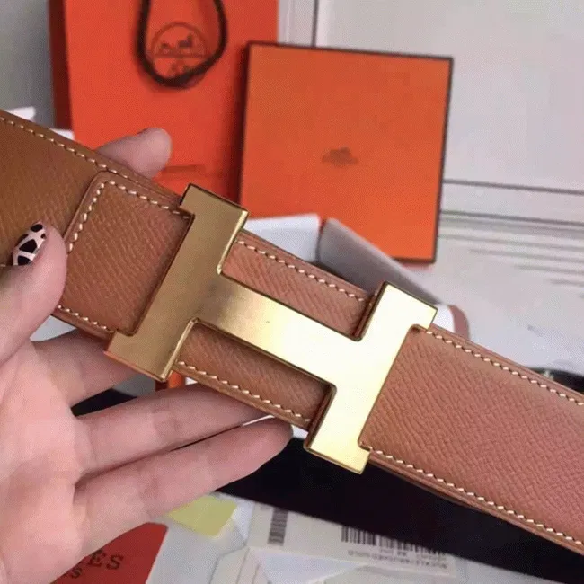Top-quality Hermes Kits belt featuring Constance buckle in brown epsom — image 5