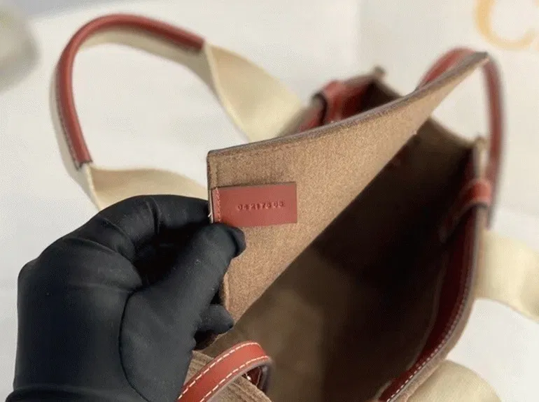 Top Quality Previous Previous Chloe Small Woody Tote Bag In Brown Felt — image 6