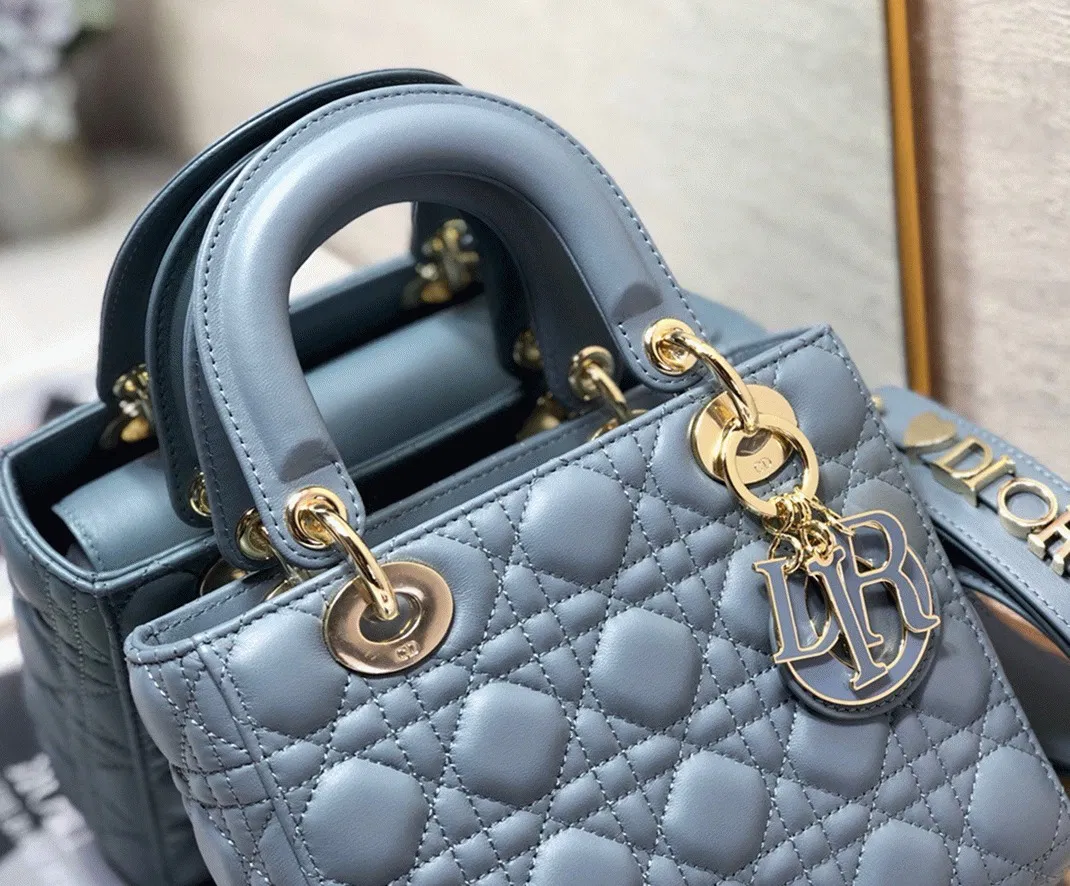 Dior Small Lady Dior My ABCDior Bag in Sky Blue — image 5